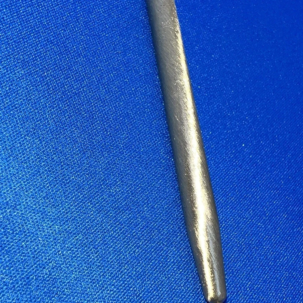HEART-SHAPE INK PEN vtg writing instrument 1960s golden ballpoint Slim No Ink